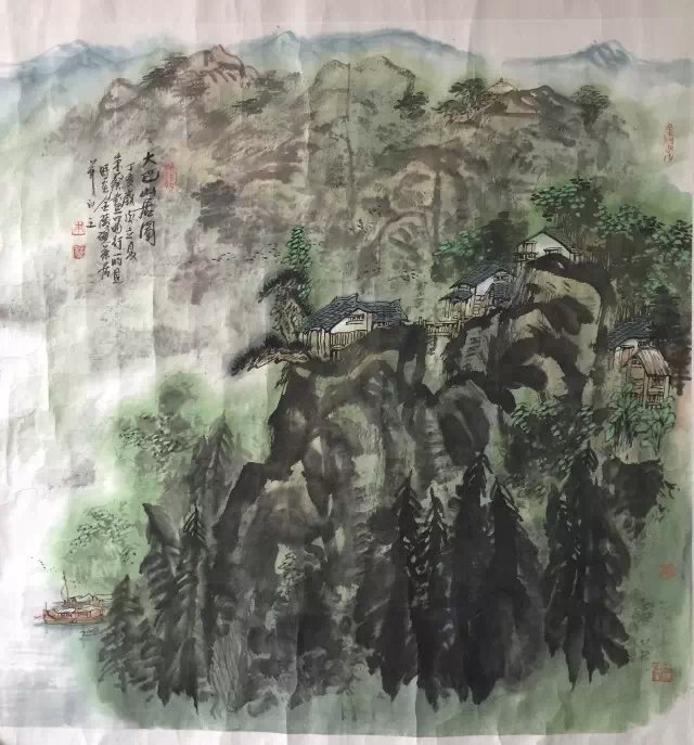 作者：朱葵&nbsp;山水&nbsp;￥：协商&nbsp;单击鼠标查看大图！