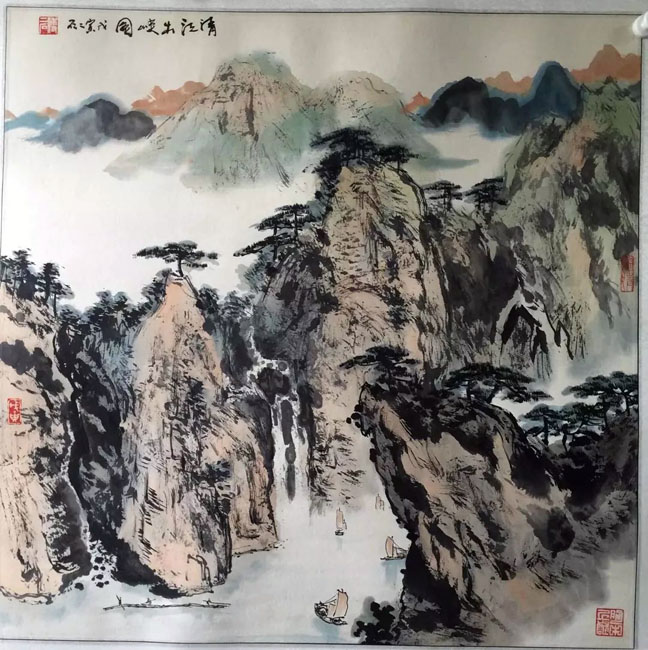 作者：傅二石&nbsp;山水&nbsp;￥：协商&nbsp;单击鼠标查看大图！