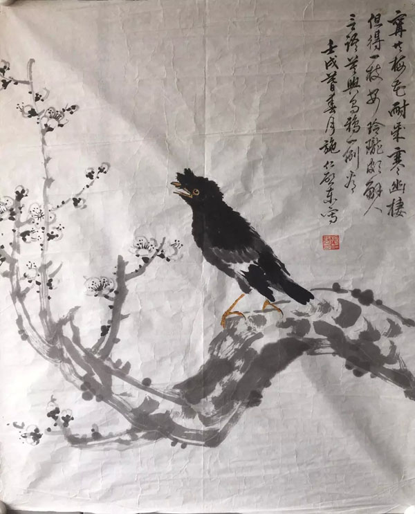 作者：施仁&nbsp;花鸟&nbsp;￥：协商&nbsp;单击鼠标查看大图！