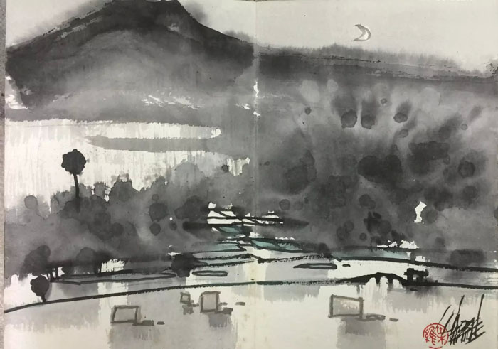 作者：叶维&nbsp;山水&nbsp;￥：协商&nbsp;单击鼠标查看大图！