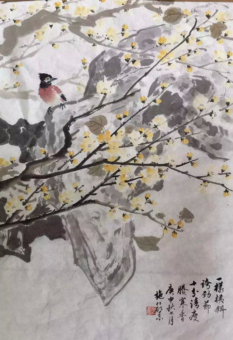 作者：施仁&nbsp;花鸟&nbsp;￥：协商&nbsp;单击鼠标查看大图！