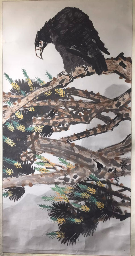 作者：张继馨&nbsp;花鸟&nbsp;￥：协商&nbsp;单击鼠标查看大图！