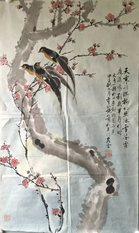 作者：施仁&nbsp;花鸟&nbsp;￥：协商&nbsp;单击鼠标查看大图！