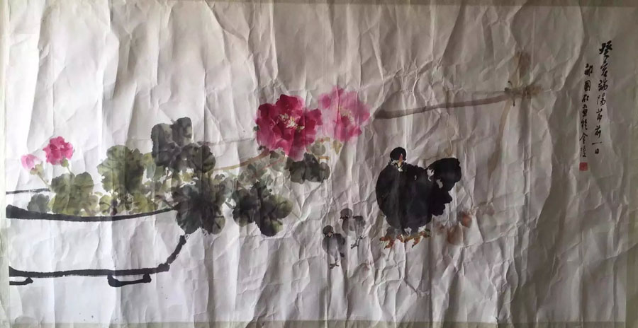 作者：胡国仁&nbsp;花鸟&nbsp;￥：协商&nbsp;单击鼠标查看大图！