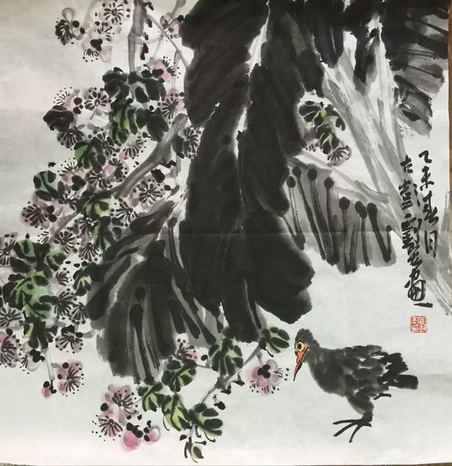 作者：刘宏&nbsp;花鸟&nbsp;￥：协商&nbsp;单击鼠标查看大图！