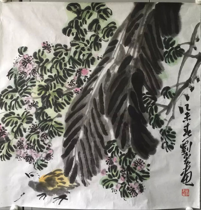 作者：刘宏&nbsp;花鸟&nbsp;￥：协商&nbsp;单击鼠标查看大图！