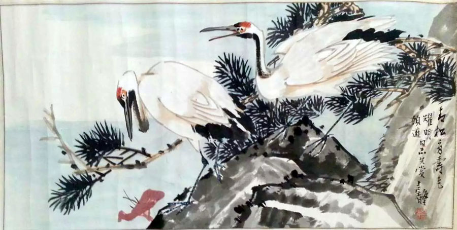 作者：张继馨&nbsp;花鸟&nbsp;￥：协商&nbsp;单击鼠标查看大图！