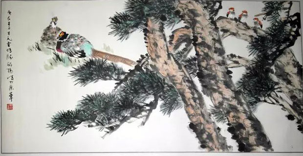 作者：邱杨&nbsp;花鸟&nbsp;￥：协商&nbsp;单击鼠标查看大图！