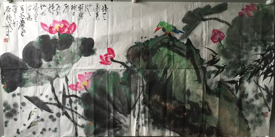 作者：萧平&nbsp;花鸟&nbsp;￥：协商&nbsp;单击鼠标查看大图！