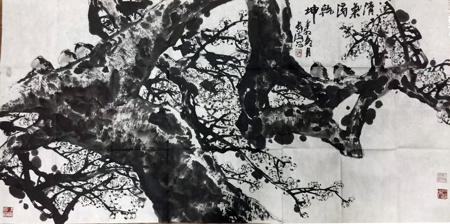 作者：周长海&nbsp;花鸟&nbsp;￥：协商&nbsp;单击鼠标查看大图！