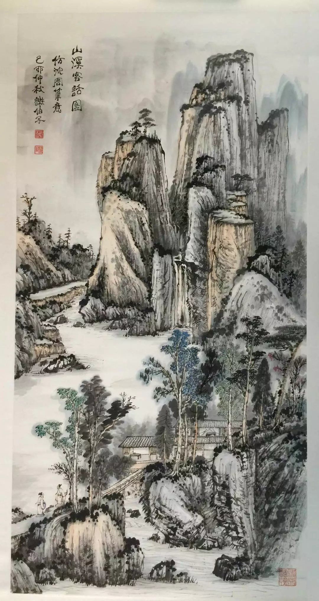 作者：谢伯子&nbsp;山水&nbsp;￥：协商&nbsp;单击鼠标查看大图！