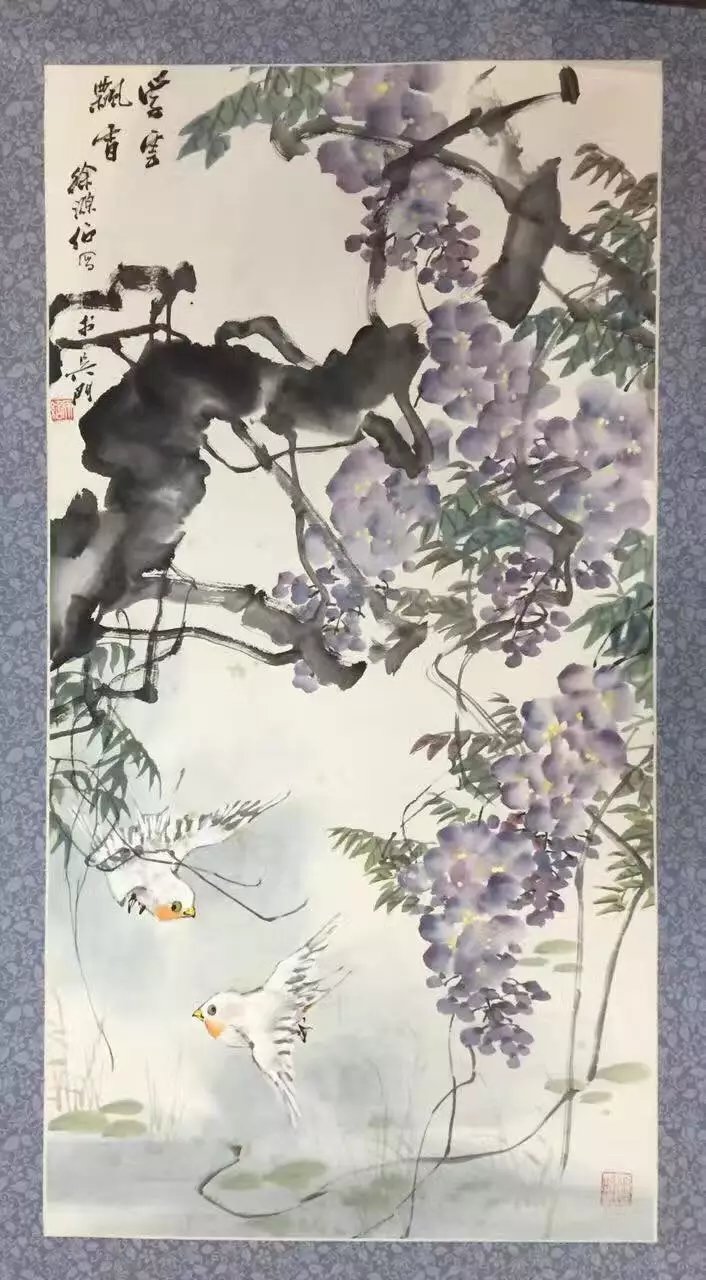 作者：徐源绍&nbsp;花鸟&nbsp;￥：协商&nbsp;单击鼠标查看大图！