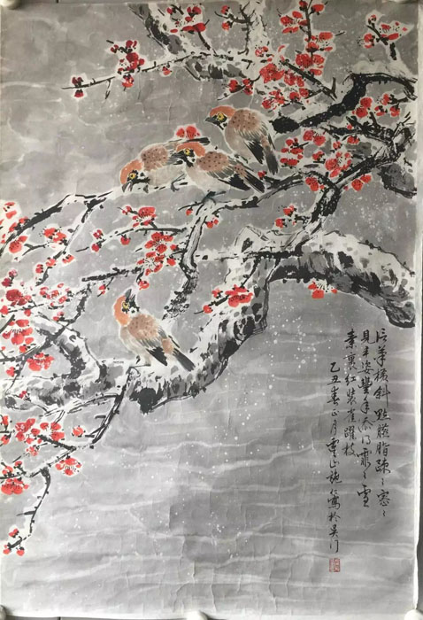 作者：施仁&nbsp;花鸟&nbsp;￥：协商&nbsp;单击鼠标查看大图！