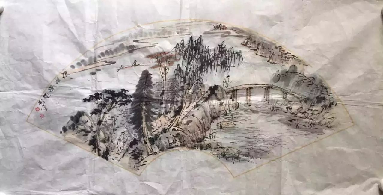 作者：谢伯子&nbsp;山水&nbsp;￥：协商&nbsp;单击鼠标查看大图！