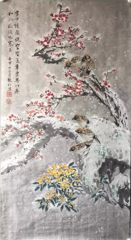 作者：施仁&nbsp;花鸟&nbsp;￥：协商&nbsp;单击鼠标查看大图！