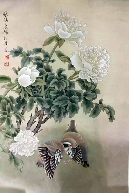 作者：张德泉&nbsp;花鸟&nbsp;￥：协商&nbsp;单击鼠标查看大图！