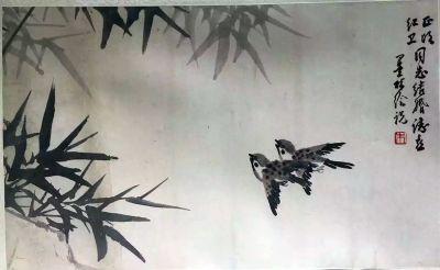 作者：朱墨林&nbsp;花鸟&nbsp;￥：协商&nbsp;单击鼠标查看详细介绍！