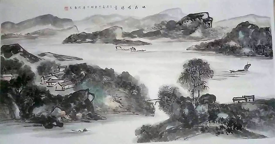 作者：林小康&nbsp;山水&nbsp;￥：协商&nbsp;单击鼠标查看大图！