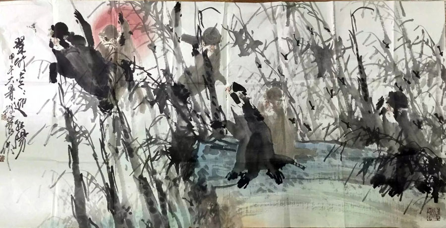 作者：徐培晨&nbsp;花鸟&nbsp;￥：协商&nbsp;单击鼠标查看大图！