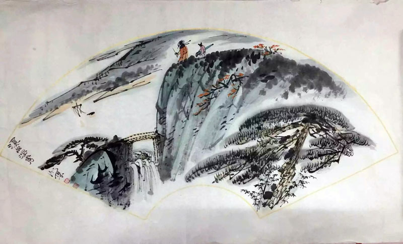 作者：谢伯子&nbsp;山水&nbsp;￥：协商&nbsp;单击鼠标查看大图！