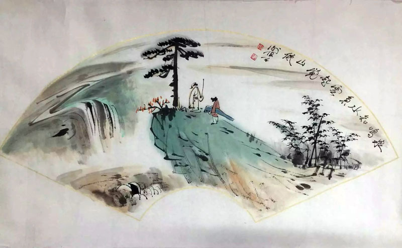 作者：谢伯子&nbsp;山水&nbsp;￥：协商&nbsp;单击鼠标查看大图！