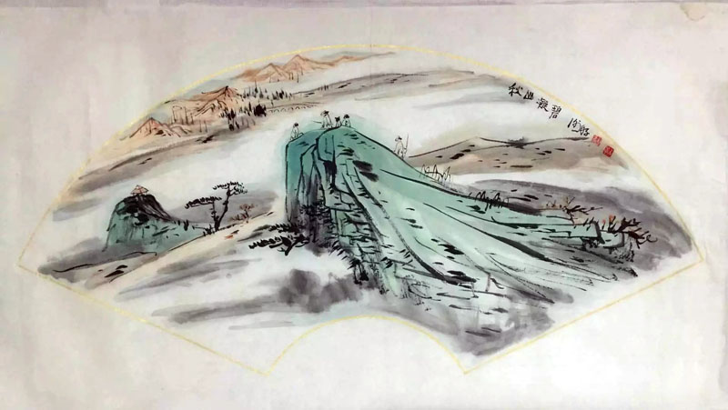 作者：谢伯子&nbsp;山水&nbsp;￥：协商&nbsp;单击鼠标查看大图！