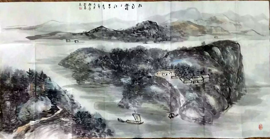 作者：林小康&nbsp;山水&nbsp;￥：协商&nbsp;单击鼠标查看大图！