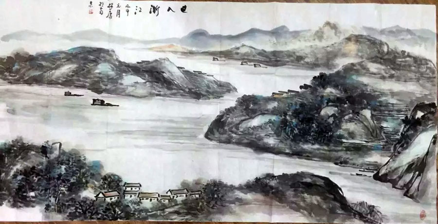 作者：林小康&nbsp;山水&nbsp;￥：协商&nbsp;单击鼠标查看大图！