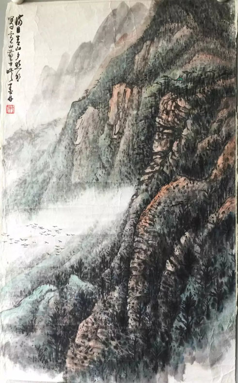 作者：朱墨林&nbsp;山水&nbsp;￥：协商&nbsp;单击鼠标查看大图！