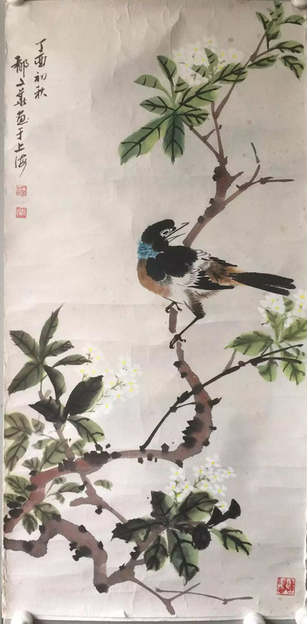 作者：郁文华&nbsp;花鸟&nbsp;￥：协商&nbsp;单击鼠标查看大图！