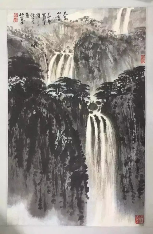 作者：伍霖生 &nbsp;山水&nbsp;￥：协商&nbsp;单击鼠标查看大图！