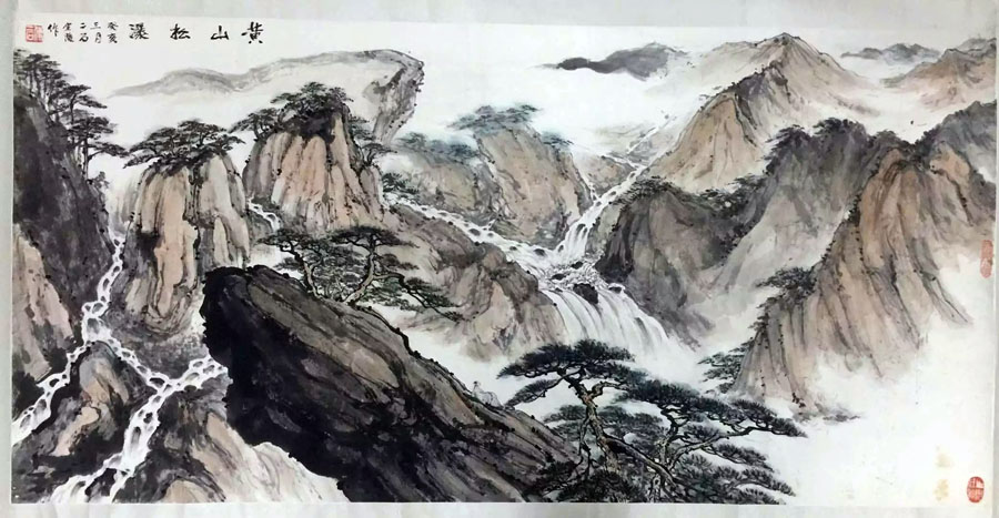 作者：傅二石&nbsp;山水&nbsp;￥：协商&nbsp;单击鼠标查看大图！