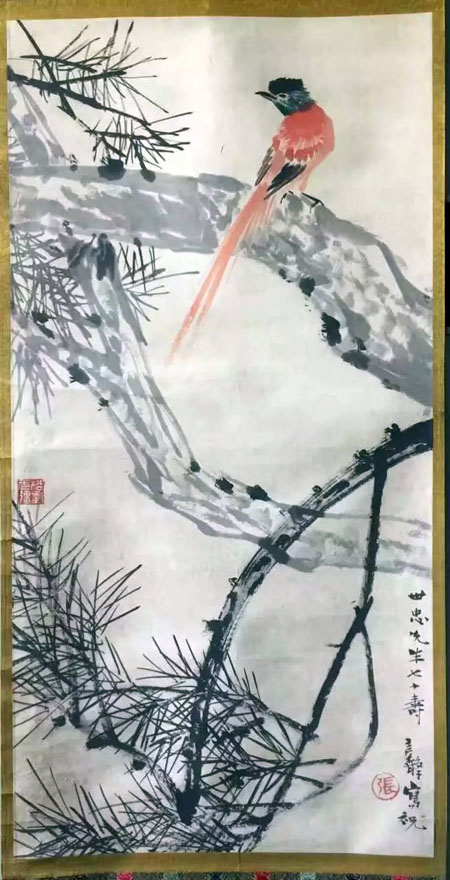 作者：张继馨&nbsp;花鸟&nbsp;￥：协商&nbsp;单击鼠标查看大图！