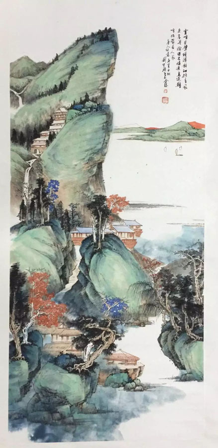 作者：刘守瑶&nbsp;山水&nbsp;￥：协商&nbsp;单击鼠标查看大图！