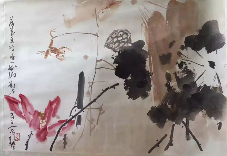 作者：张继馨&nbsp;花鸟&nbsp;￥：协商&nbsp;单击鼠标查看大图！