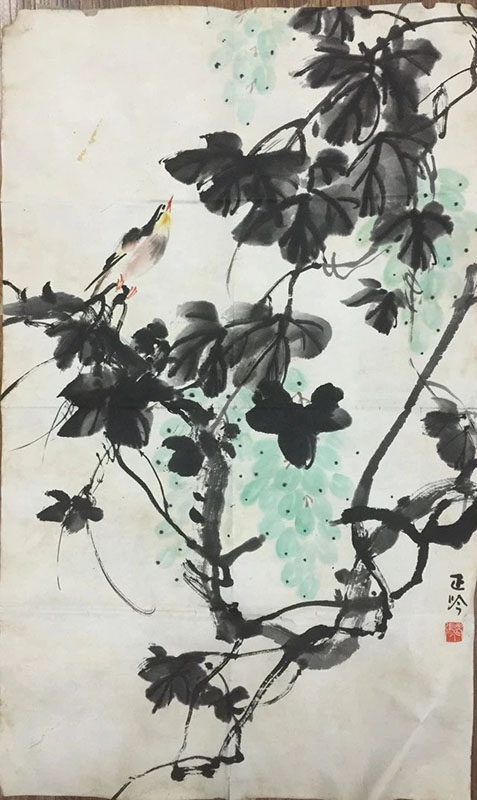 作者：张正吟&nbsp;花鸟&nbsp;￥：协商&nbsp;单击鼠标查看大图！