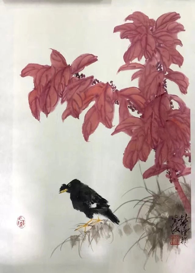 作者：徐纯原&nbsp;花鸟&nbsp;￥：协商&nbsp;单击鼠标查看大图！