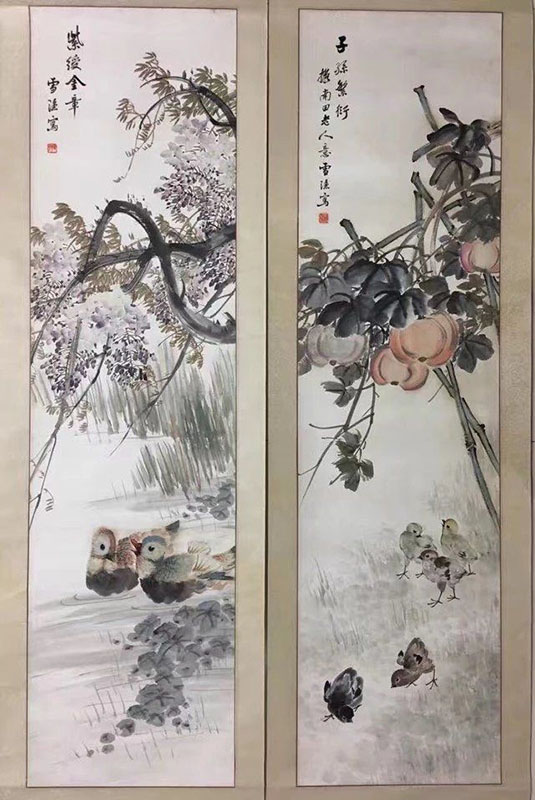 作者：黄雪渔&nbsp;花鸟&nbsp;￥：协商&nbsp;单击鼠标查看大图！