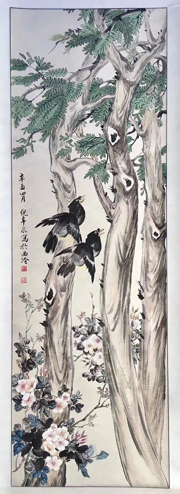 作者：倪辛泉&nbsp;花鸟&nbsp;￥：协商&nbsp;单击鼠标查看大图！