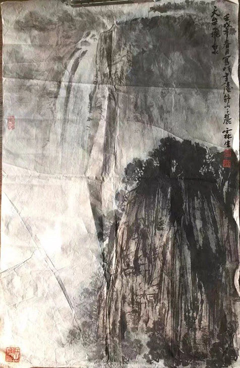 作者：伍霖生 &nbsp;山水&nbsp;￥：协商&nbsp;单击鼠标查看大图！