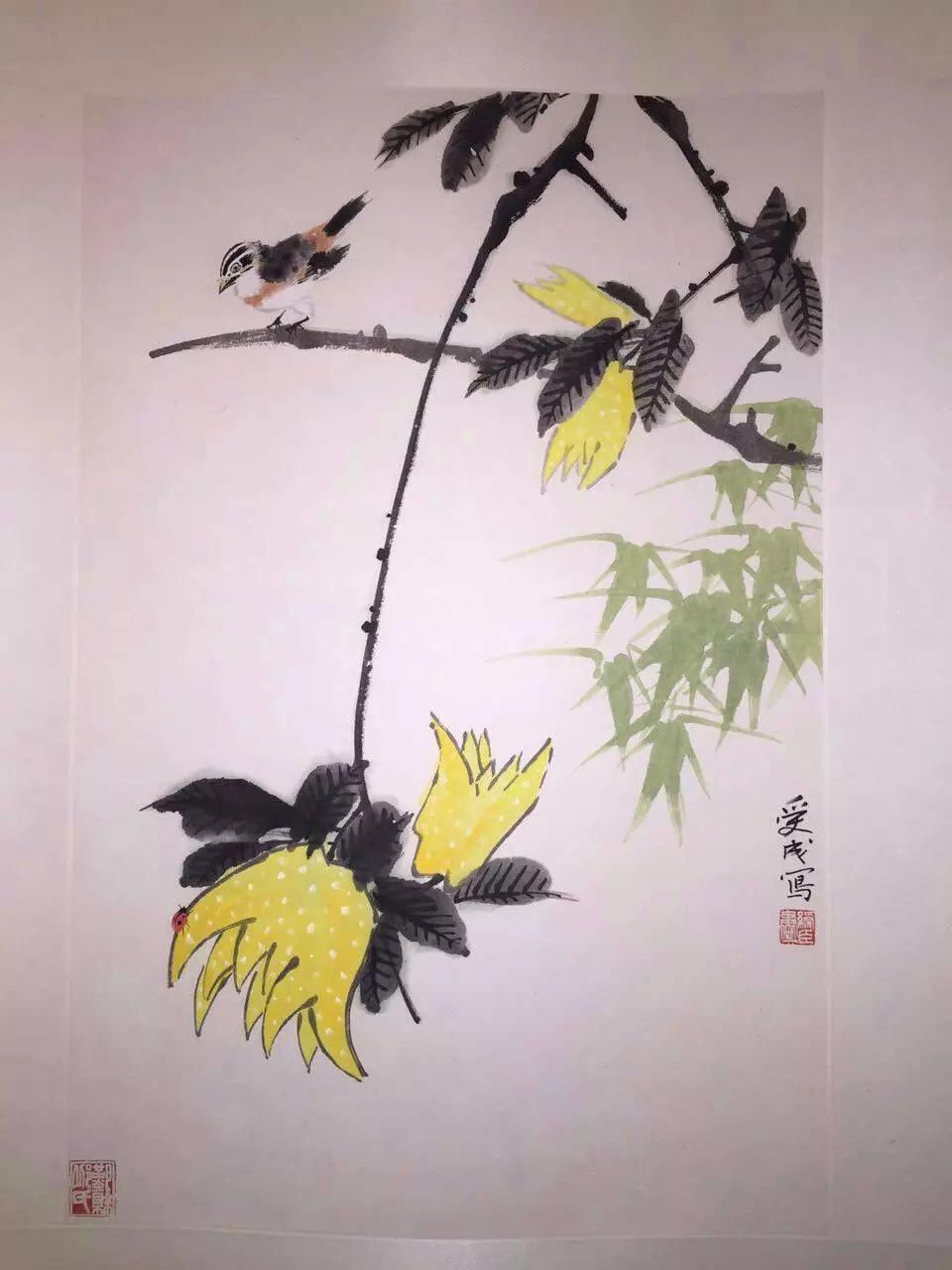 作者：邱受成&nbsp;花鸟&nbsp;￥：协商&nbsp;单击鼠标查看大图！