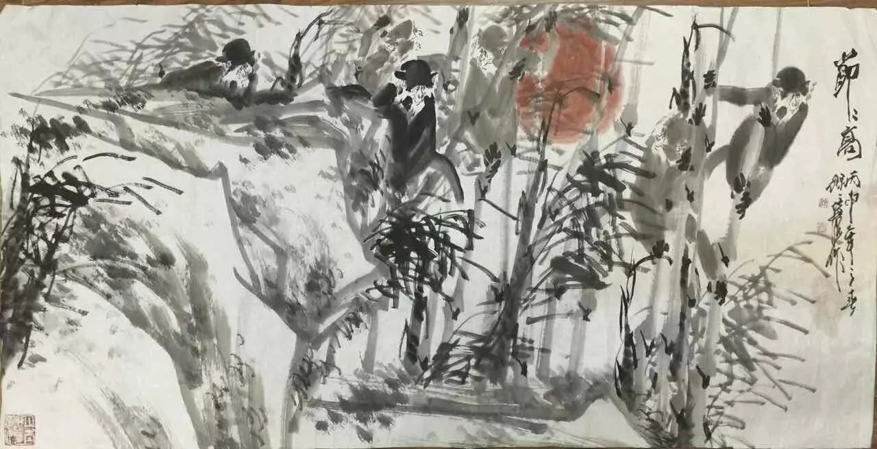 作者：徐培晨&nbsp;竹石图&nbsp;￥：xs&nbsp;单击鼠标查看大图！