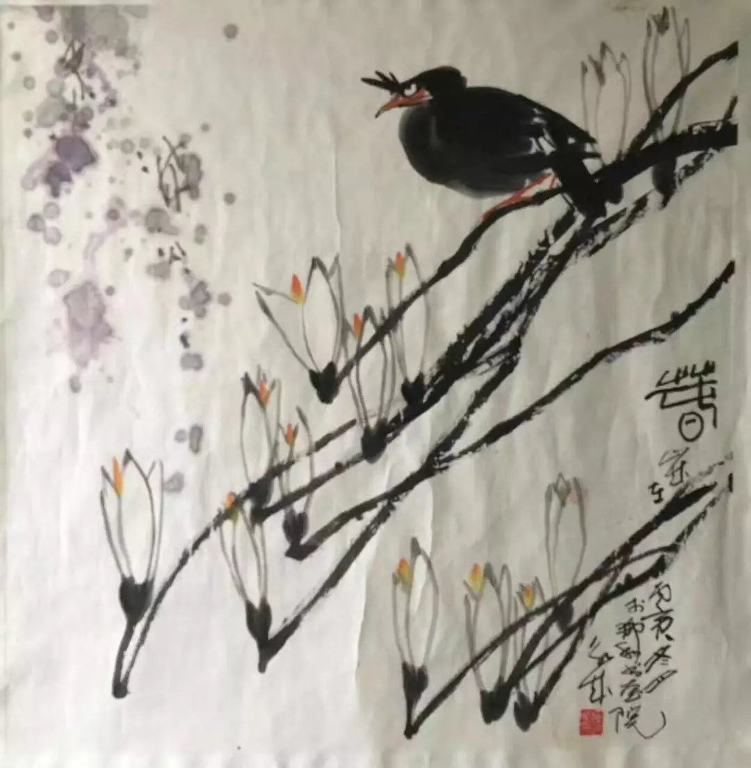 作者：施永成&nbsp;花鸟&nbsp;￥：协商&nbsp;单击鼠标查看大图！