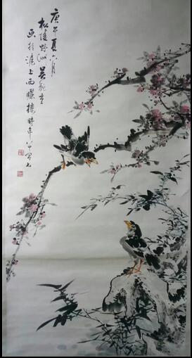 作者：吴野洲&nbsp;花鸟&nbsp;￥：协商&nbsp;单击鼠标查看大图！