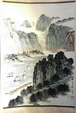 作者：汤万清&nbsp;山水&nbsp;￥：协商&nbsp;单击鼠标查看大图！