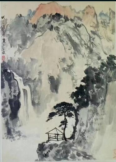 作者：傅二石&nbsp;山水&nbsp;￥：协商&nbsp;单击鼠标查看大图！