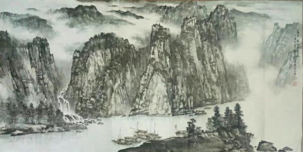 作者：顾宪&nbsp;山水&nbsp;￥：协商&nbsp;单击鼠标查看大图！