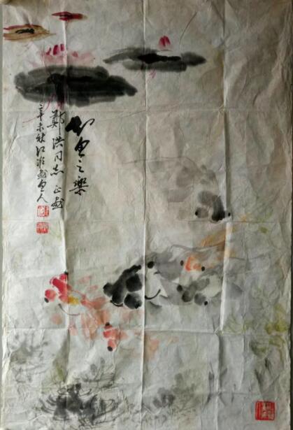 作者：潘觐缋&nbsp;金鱼&nbsp;￥：协商&nbsp;单击鼠标查看大图！