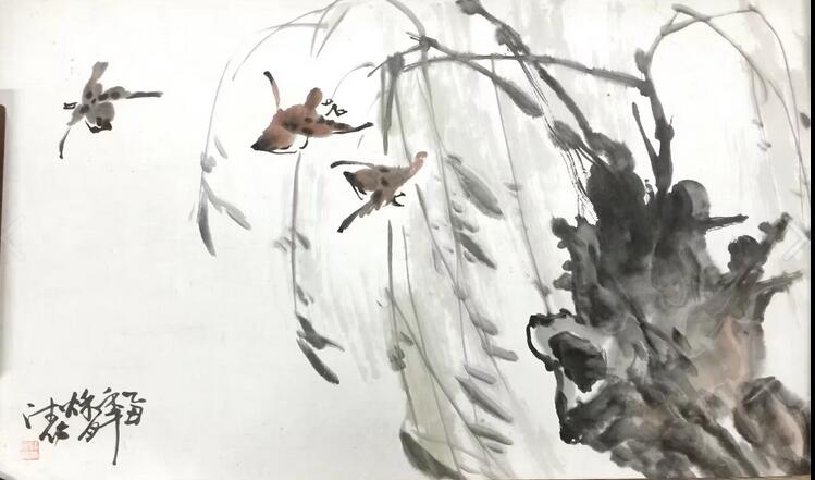 作者：何鸣&nbsp;花鸟&nbsp;￥：协商&nbsp;单击鼠标查看大图！