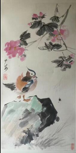 作者：韩少婴&nbsp;花鸟&nbsp;￥：协商&nbsp;单击鼠标查看大图！